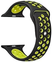 Ремешок Nike Silicon Sport Band for Apple Watch 42mm/44mm/45mm/49mm Black/Yellow