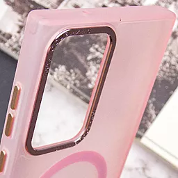 Чехол Epik TPU Lyon frosted with MagSafe для Samsung Galaxy S23 Ultra Pink - миниатюра 5