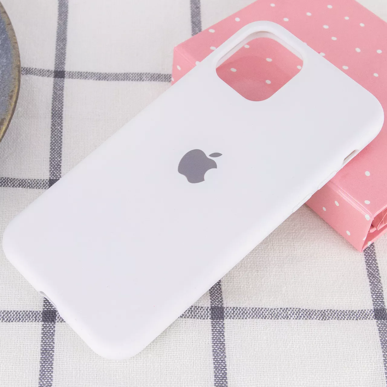 Чохол Silicone Case Full для Apple iPhone 11 Pro Max White - фото 2