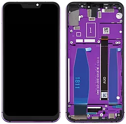 Дисплей Lenovo Z5 (L78011) з тачскріном і рамкою, оригінал, Purple