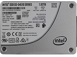 SSD Накопитель Intel S4610 1.92 TB (90SKH000-M2RAN0) - фото SSD Накопитель Intel S4610 1.92 TB (90SKH000-M2RAN0)