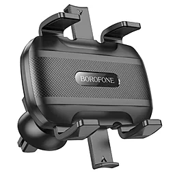 Держатель Borofone BH98 Wind automatic clamping car holder(air outlet) Black - фото Держатель Borofone BH98 Wind automatic clamping car holder(air outlet) Black