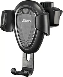 Держатель с автозажимом Optima OP-CH03 Black - фото Держатель с автозажимом Optima OP-CH03 Black