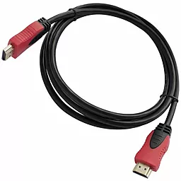 Видеокабель 1TOUCH HDMI M-M 1.5M V1.4 Красно-чёрный
