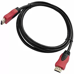 Видеокабель HDMI M-M 1.5M V1.4 Красно-чёрный 1TOUCH - фото Видеокабель HDMI M-M 1.5M V1.4 Красно-чёрный 1TOUCH
