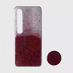 Чехол 1TOUCH Fashion popsoket для Xiaomi Mi 10 Pro Pink