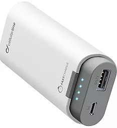 Повербанк CellularLine FreePower 5200 mAh white (FREEP5200W) - фото Повербанк CellularLine FreePower 5200 mAh white (FREEP5200W)