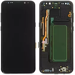 Дисплей Samsung Galaxy S8 Plus G955 с тачскрином и рамкой, оригинал, Black