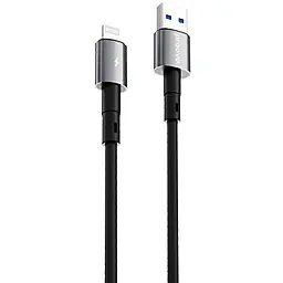 Кабель Proove Silicraft USB-A - Lightning 12w 2.4а 1м cable Black (CCSC12001101) - фото Кабель Proove Silicraft USB-A - Lightning 12w 2.4а 1м cable Black (CCSC12001101)