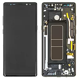 Дисплей Samsung Galaxy Note 8 N950 з тачскріном і рамкою, сервісний оригінал, Black
