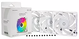 Система охлаждения Tecware Omni P12 - 3-Fan Pack (White) ARGB + PWM 120mm Fans (TWAC-OMP12-3WH)