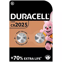 Батарейки Duracell Extra life CR2025 / DL2025 2шт