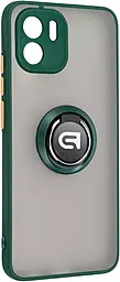 Чохол ArmorStandart Frosted Matte Ring для Xiaomi Redmi A2 Dark Green (ARM68375) - фото Чохол ArmorStandart Frosted Matte Ring для Xiaomi Redmi A2 Dark Green (ARM68375)