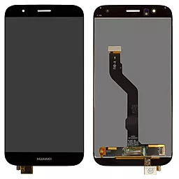 Дисплей Huawei G8, GX8 (RIO-L01, RIO-AL00) з тачскріном, оригінал, Black