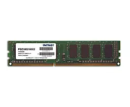 Оперативна пам'ять Patriot DDR3 8GB 1600 MHz (PSD38G16002)