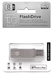 Флешка T&G 007 Metal Series 8GB USB 3.0 Lightning (TG007IOS-8G3) - мініатюра 2