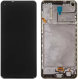 Дисплей Samsung Galaxy A21s A217 з тачскріном і рамкою, Black
