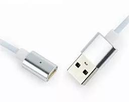 Кабель USB Cablexpert Magnetic 3-in-1 USB Type-C/Lightning/micro USB Cable White - миниатюра 3