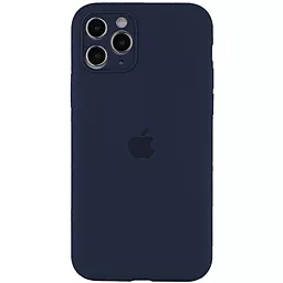 Чехол Silicone Case Full Camera Protective для Apple iPhone 12 Pro Max Midnight Blue