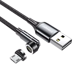 USB Кабель Essager Universal 12w 2.1a micro USB cable gray (EXCCXM-WX0G)