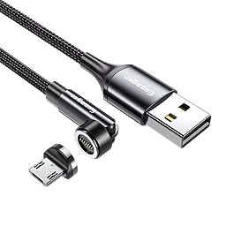 Кабель Essager Universal USB-A - micro USB 12w 2.4a 1.2м cable Gray (EXCCXM-WX0G)