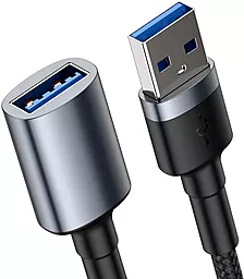 USB удлинитель Baseus Cafule Cable USB 3.0 2A M-F Dark Gray (CADKLF-B0G) - миниатюра 3