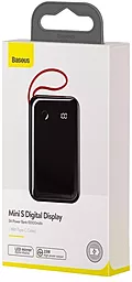 Повербанк Baseus Mini S 10000 mAh Type-C 15W Black (PPXF-A01) - мініатюра 5