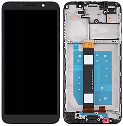 Дисплей Motorola Moto E6 Play (XT2029) з тачскріном і рамкою, Black