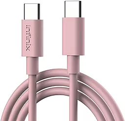USB PD Кабель Infinix XDC33 60W 3A USB Type-C - Type-C Cable Pink