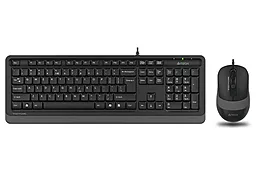 Комплект (клавіатура+мишка) A4Tech Fstyler проводной, Black+Grey, USB (F1010) - мініатюра 3