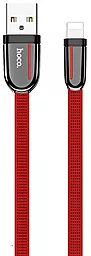 Кабель Hoco U74 USB-A - Lightning 12w 2.4a 1.2м cable Red - фото Кабель Hoco U74 USB-A - Lightning 12w 2.4a 1.2м cable Red