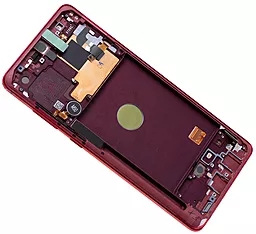 Дисплей Samsung Galaxy Note 10 Lite N770 з тачскріном і рамкою, сервісний оригінал, Red - мініатюра 3