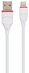 Кабель Borofone BX17 USB-A - Lightning 10w 2a 1м cable White - фото Кабель Borofone BX17 USB-A - Lightning 10w 2a 1м cable White
