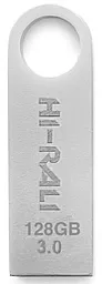 Флешка Hi-Rali USB3.0 128GB Shuttle Series Silver (HI-128GB3SHSL) - фото Флешка Hi-Rali USB3.0 128GB Shuttle Series Silver (HI-128GB3SHSL)