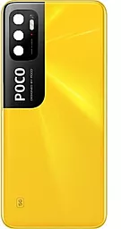Задняя крышка корпуса Xiaomi Poco M3 Pro / Poco M3 Pro 5G со стеклом камеры Yellow - фото Задняя крышка корпуса Xiaomi Poco M3 Pro / Poco M3 Pro 5G со стеклом камеры Yellow