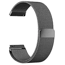 Сменный ремешок для умных часов BeCover Milanese Style для Xiaomi iMi KW66/Mi Watch Color/ Haylou LS01/Watch S1 Active (22mm) Gray (707745)