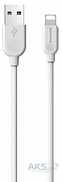 Кабель USB Borofone BX14 Lightning 2m White