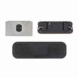 Набор внешних кнопок Apple iPhone 5 комплект 3 шт Black - миниатюра 3