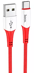 Кабель Hoco X70 Ferry USB-A - Type-C 15w 3a 1м cable Red - фото Кабель Hoco X70 Ferry USB-A - Type-C 15w 3a 1м cable Red
