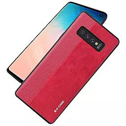 Чехол G-Case Earl Series для Samsung Galaxy S10+ Красный