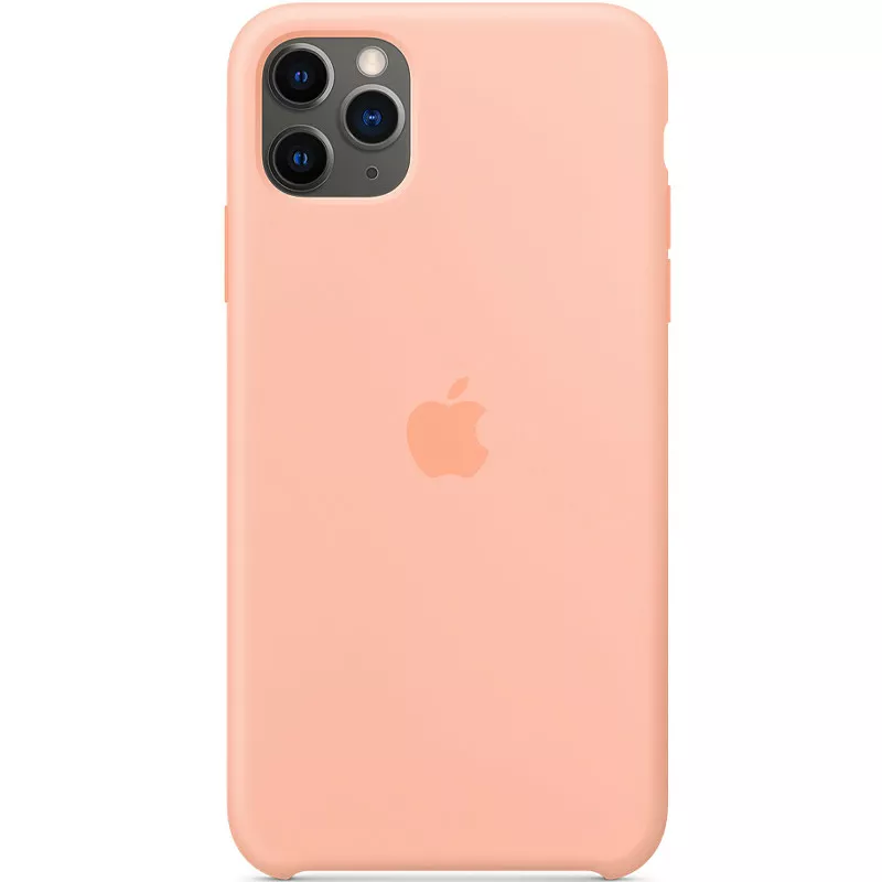 Чехол Silicone Case для Apple iPhone 11 Pro Max Grapefruit - фото 1