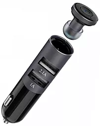 Блютуз гарнитура Remax RB-T11C Black/Grey - фото Блютуз гарнитура Remax RB-T11C Black/Grey