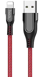 Кабель Hoco U54 Advantage USB-A - Lightning 12w 2.4a 1.2м cable Red - фото Кабель Hoco U54 Advantage USB-A - Lightning 12w 2.4a 1.2м cable Red