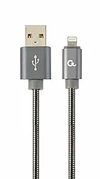 Кабель Cablexpert Premium USB-A - Lightning 10.5w 1м cable Grey (CC-USB2S-AMLM-1M-BG)