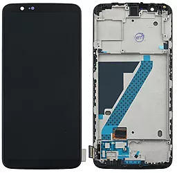Дисплей OnePlus 5T (A5010) с тачскрином и рамкой, оригинал, Black - фото Дисплей OnePlus 5T (A5010) с тачскрином и рамкой, оригинал, Black