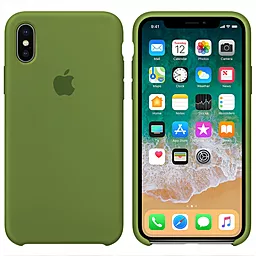 Чехол Silicone Case для Apple iPhone XR Green