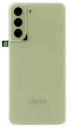 Задняя крышка корпуса Samsung Galaxy S21 FE 5G G990 со стеклом камеры Original Olive