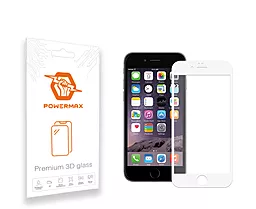 Защитное стекло Powermax 3D Premium Apple iPhone 6 Plus, iPhone 6S Plus White (PWRMX3DIPH6PW)