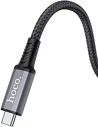 HD/PD Кабель Hoco US01 Super-Speed USB Type-C Data&Charging USB3.1 GEN2 10Gbps HD 4K 60Hz 100W 1.8m Black - миниатюра 6