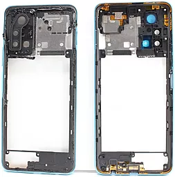Рамка корпусу Infinix Note 11 Pro Mist Blue - фото Рамка корпусу Infinix Note 11 Pro Mist Blue